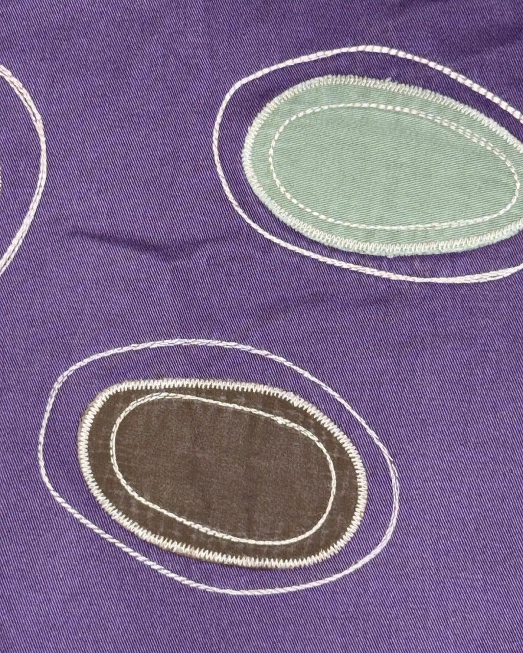 Purple Skirt with Circle Design