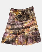 Iridescent Layered Midi Skirt