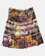 Iridescent Layered Midi Skirt