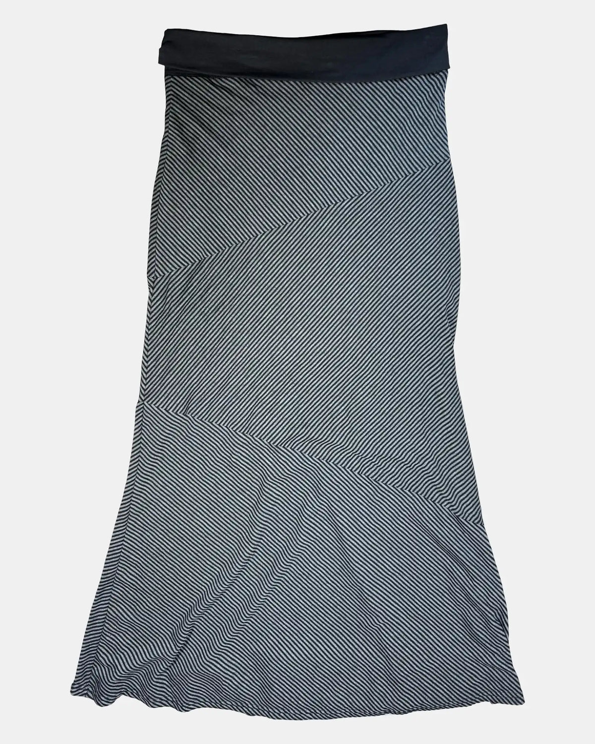 Grey and Black Maxi Skirt