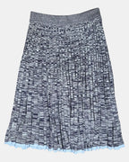 Blue Thick Flowy Skirt