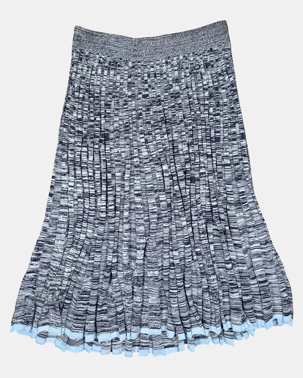 Blue Thick Flowy Skirt