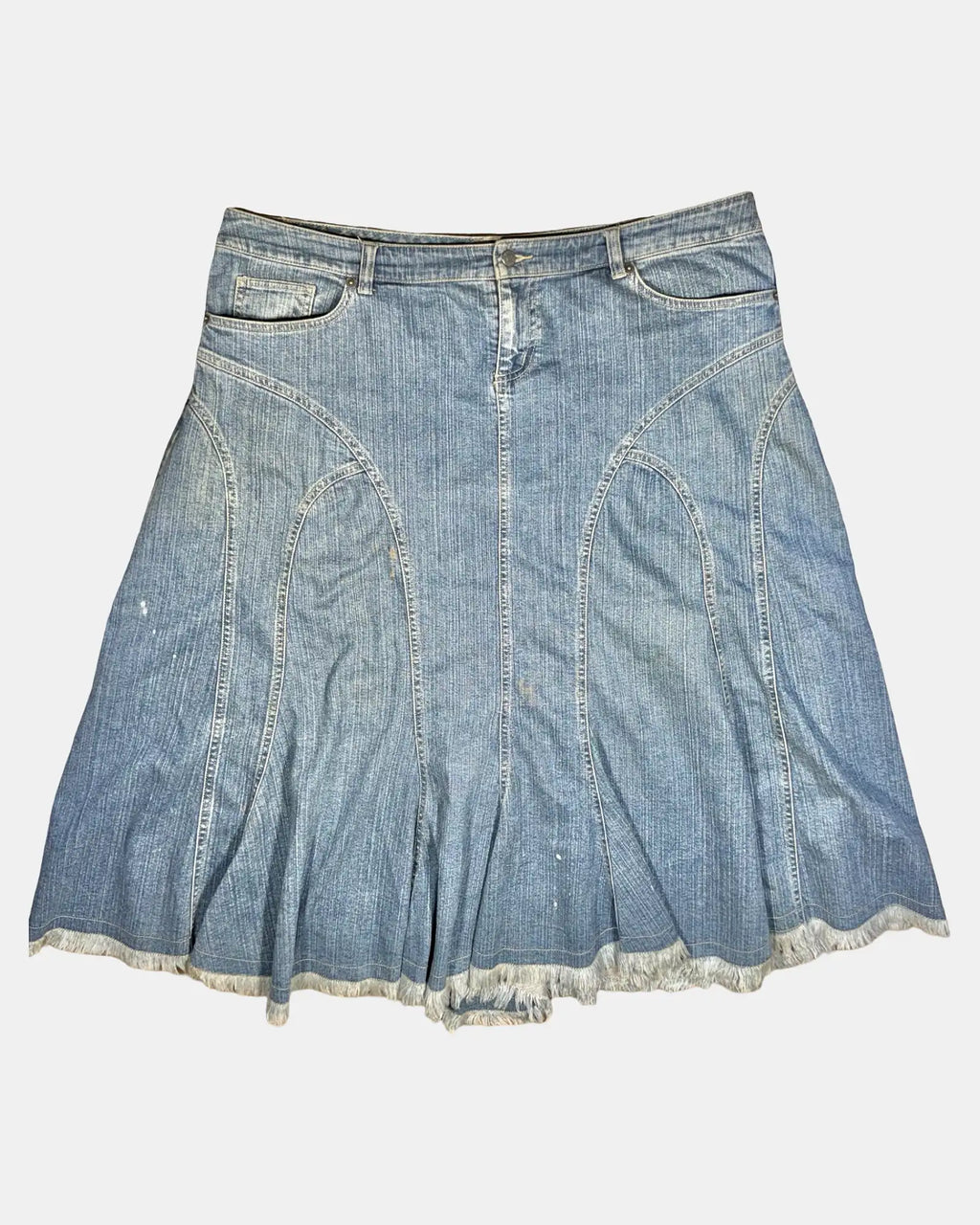 Vintage Laura Ashley Denim Skirt