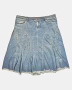 Vintage Laura Ashley Denim Skirt