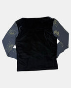 Velvet Peacock Top