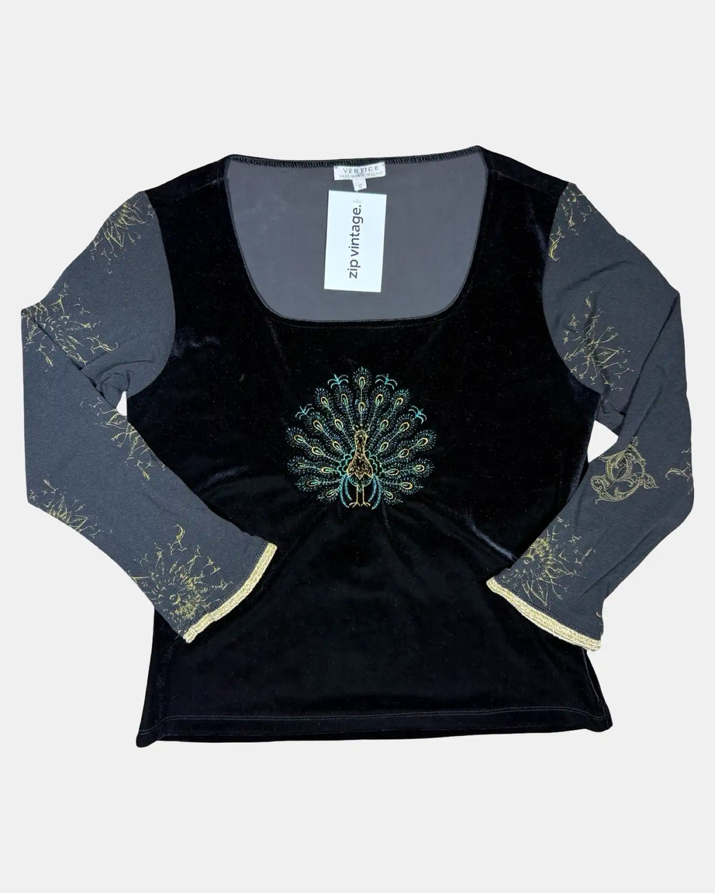 Velvet Peacock Top