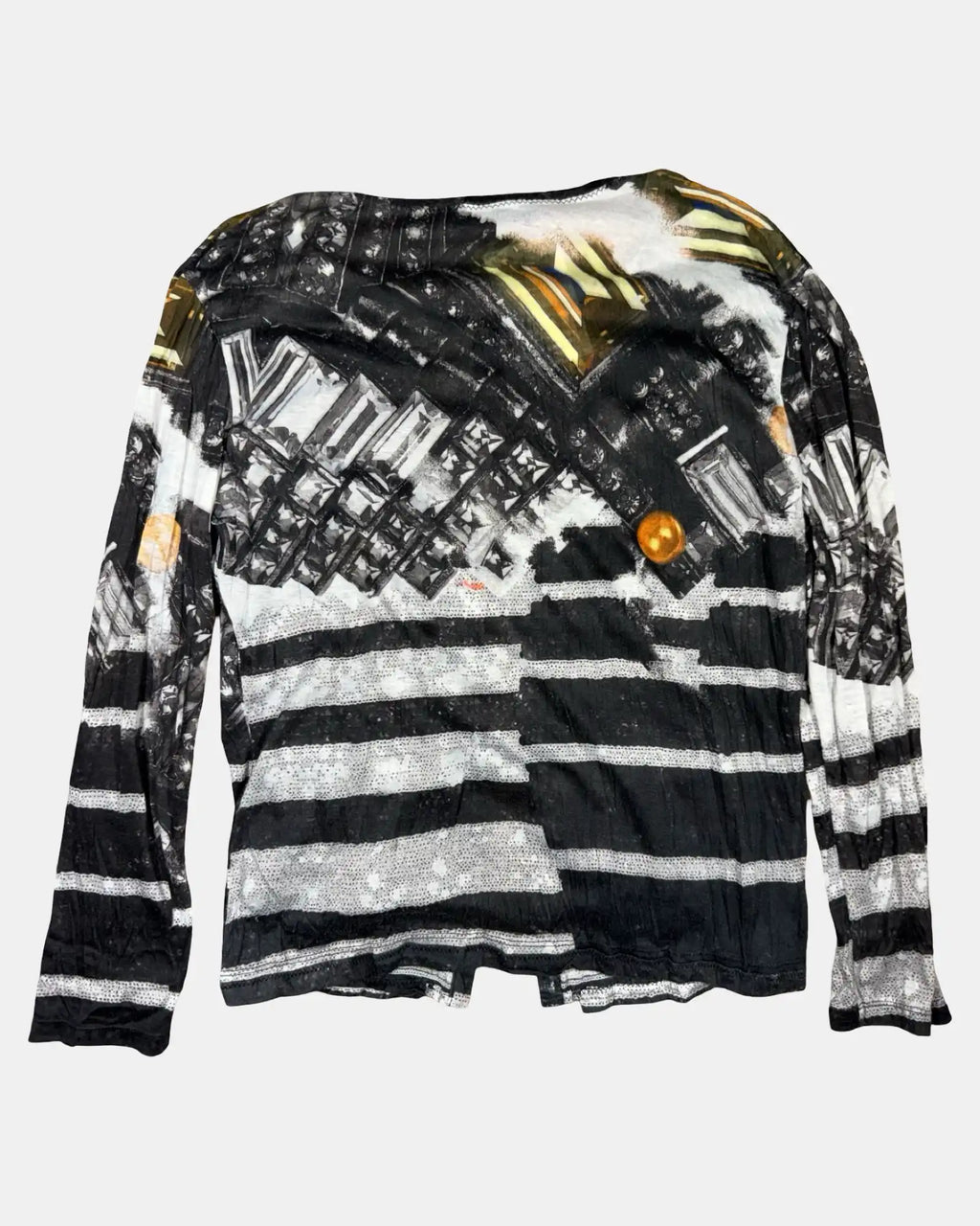 Colourful Long Sleeve Button-Up