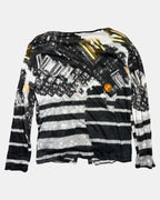 Colourful Long Sleeve Button-Up