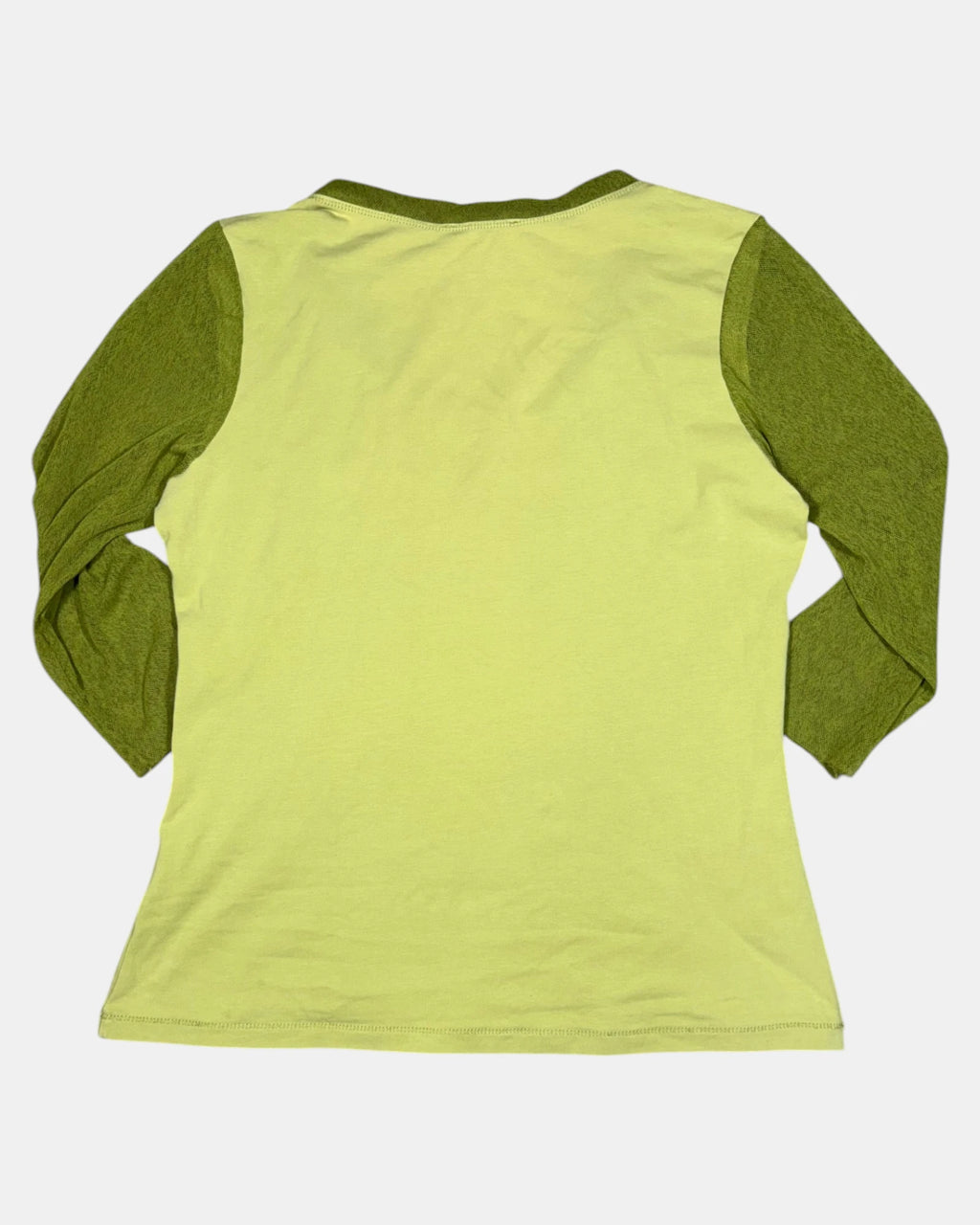 Green Mesh Sleeve Top | Size 14