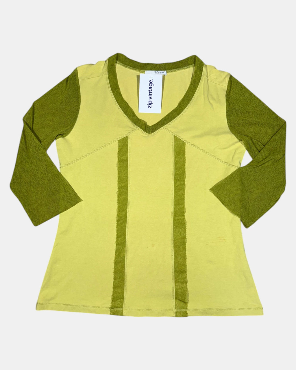 Green Mesh Sleeve Top | Size 14
