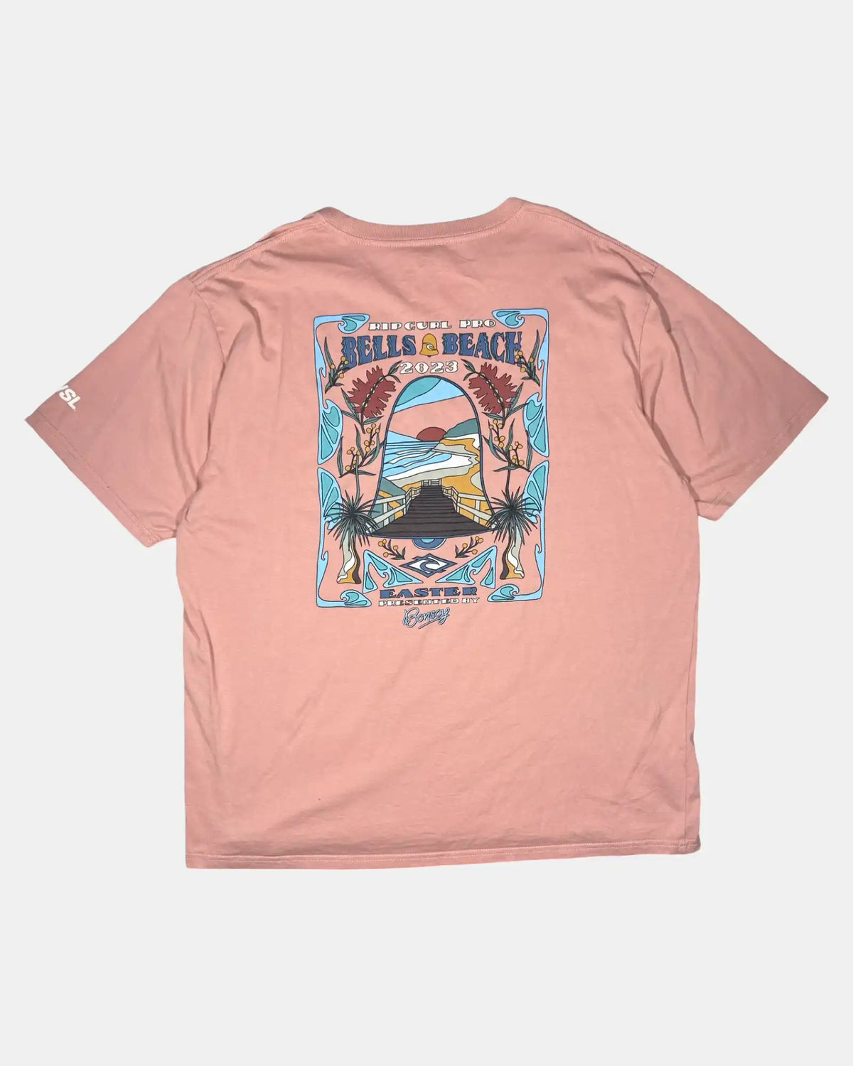 Pink Ripcurl Graphic Tee