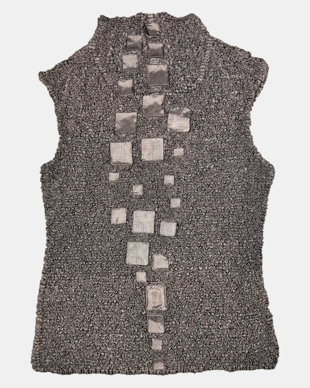 Brown Textured Top  | Estimated Size S-M
