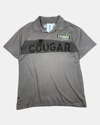 Cougar Bourbon Polo Shirt | Size L - Zip Vintage