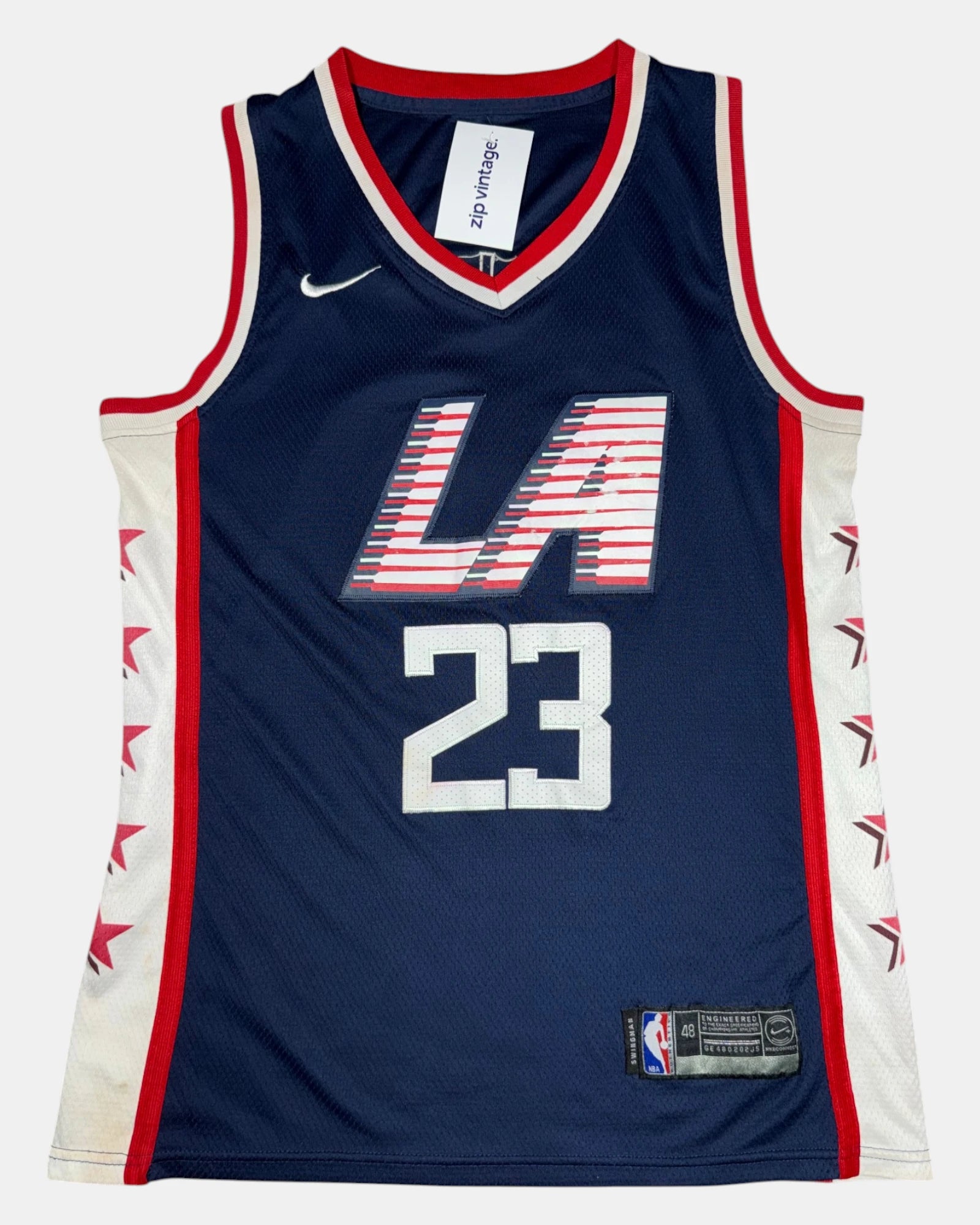 LA Clippers Lou Williams Nike Jersey | Size M - Zip Vintage