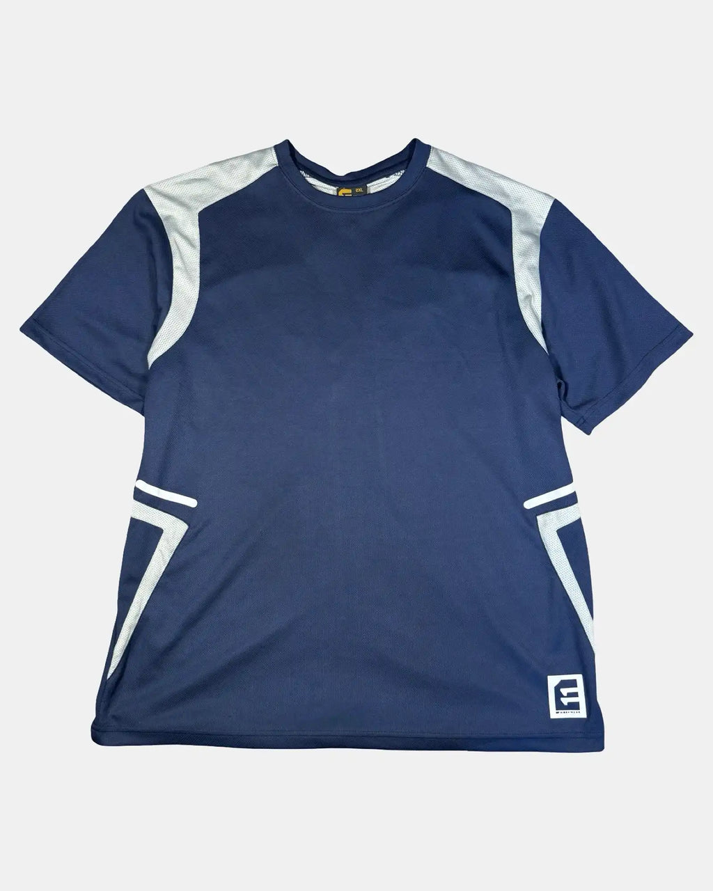 Blue Sports Top with Grey Detailing