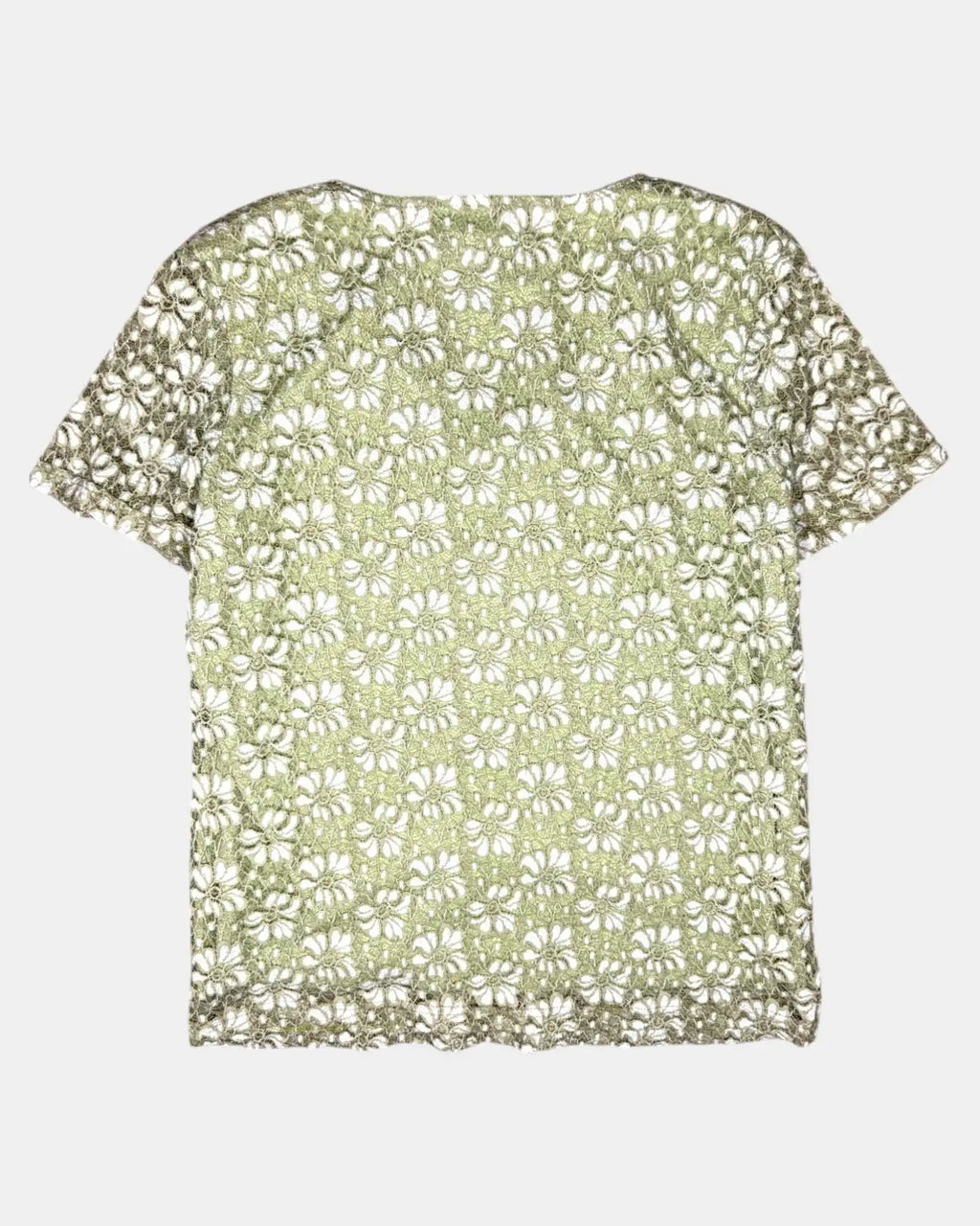 Layered Mesh Green Top