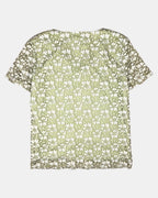 Layered Mesh Green Top