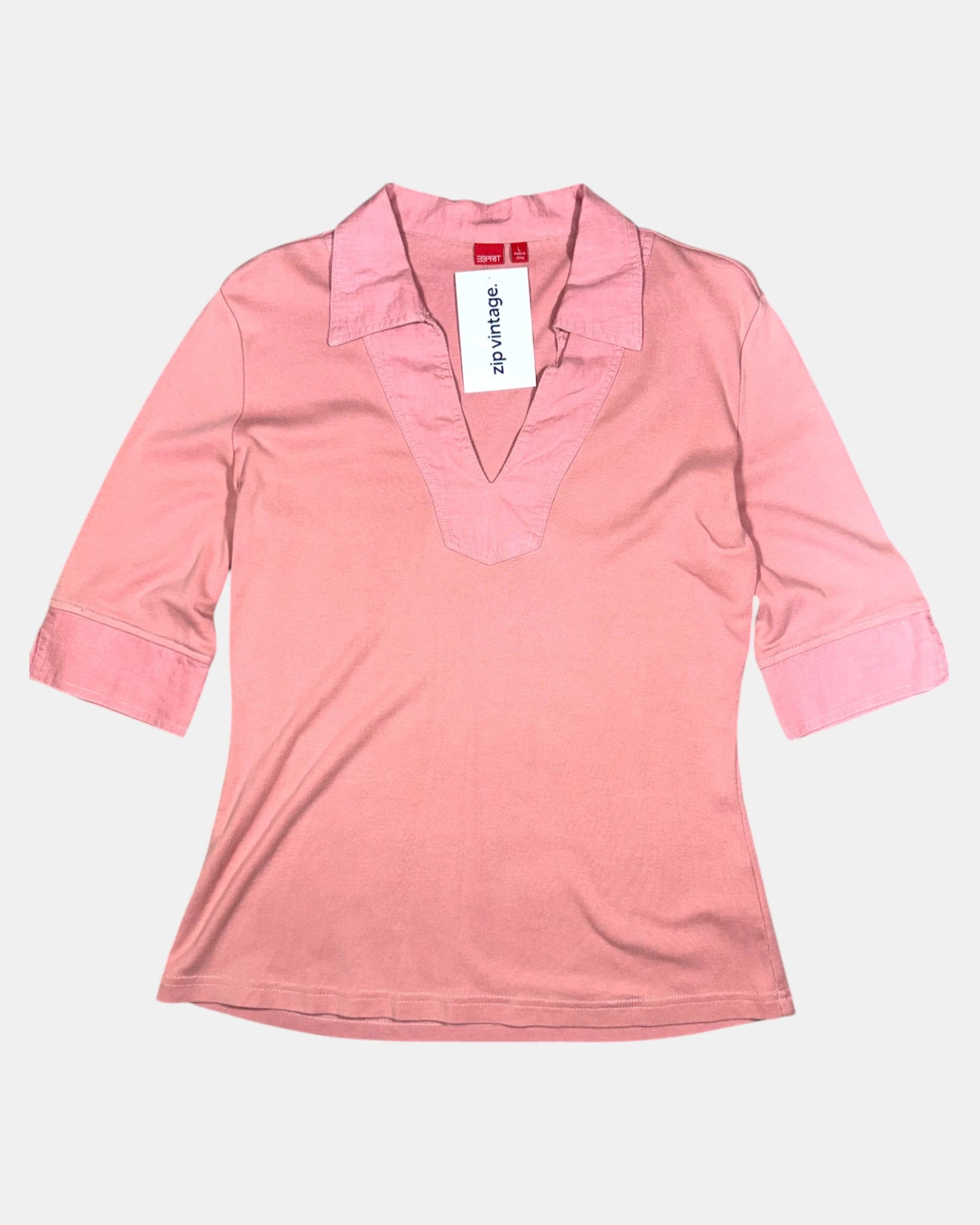 Espirit 90s Pink Top | Size L