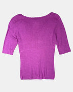 Pink 90s Mid Sleeve Top
