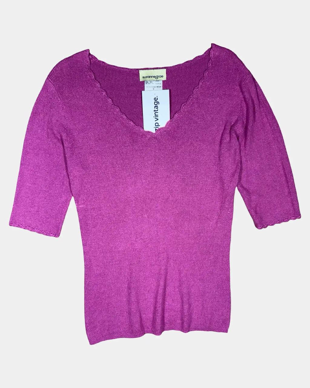 Pink 90s Mid Sleeve Top
