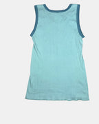 Y2k Blue Two Toned Butterfly Cami Top | Estimated Size S - Zip Vintage