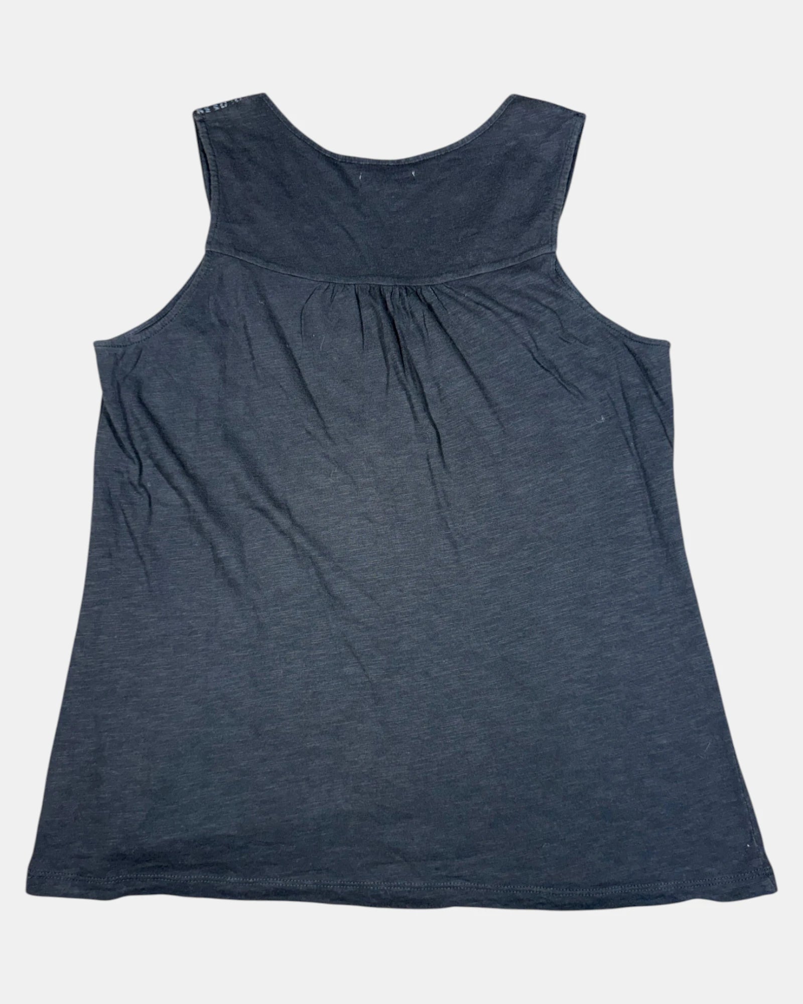 Y2K Tank Top Black with Sequins | Size 14