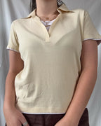Butter Yellow Fitted Shirt
