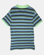 Levi's Green & Blue Striped Polo Shirt