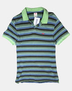 Levi's Green & Blue Striped Polo Shirt