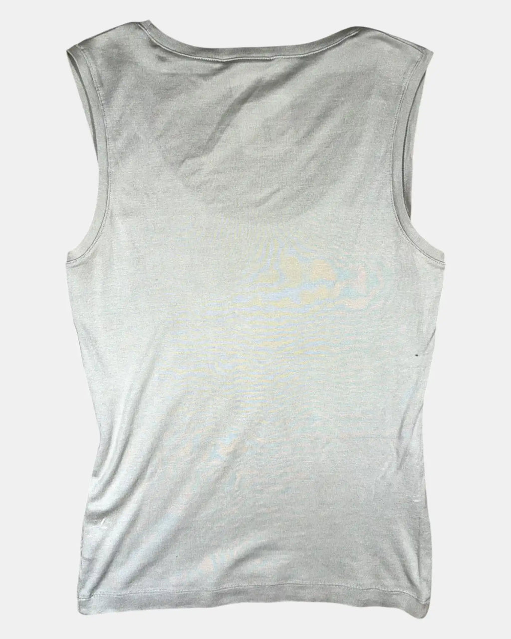 Green Beaded Singlet Top