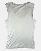 Green Beaded Singlet Top