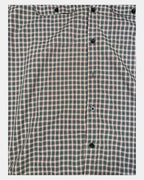 Red & Grey Button-Up