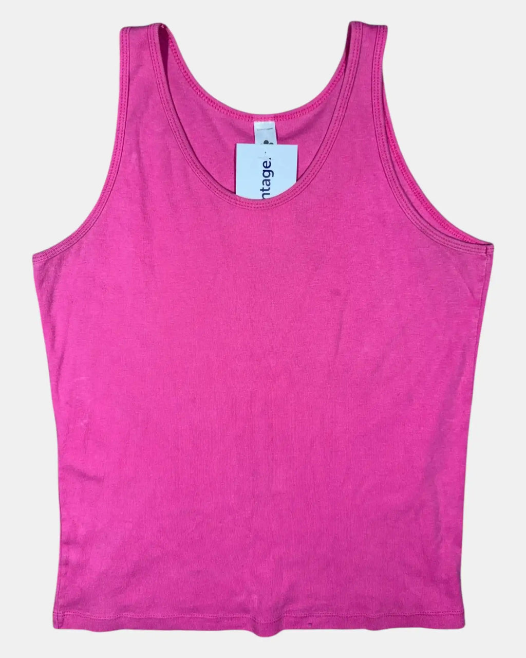 Pink Staple Singlet Top