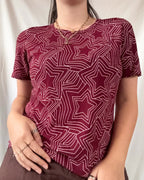 Burgandy Star Shirt