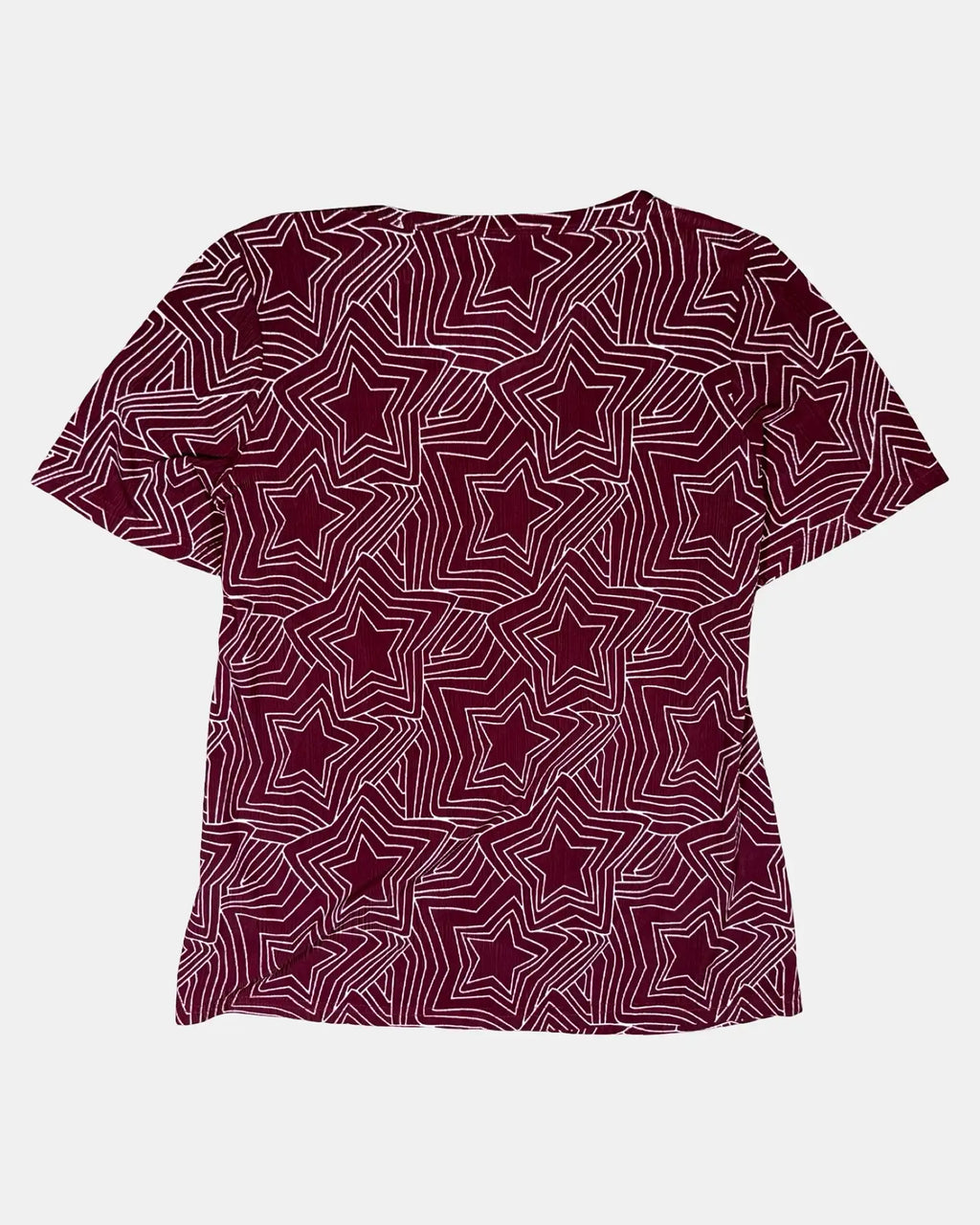 Burgandy Star Shirt