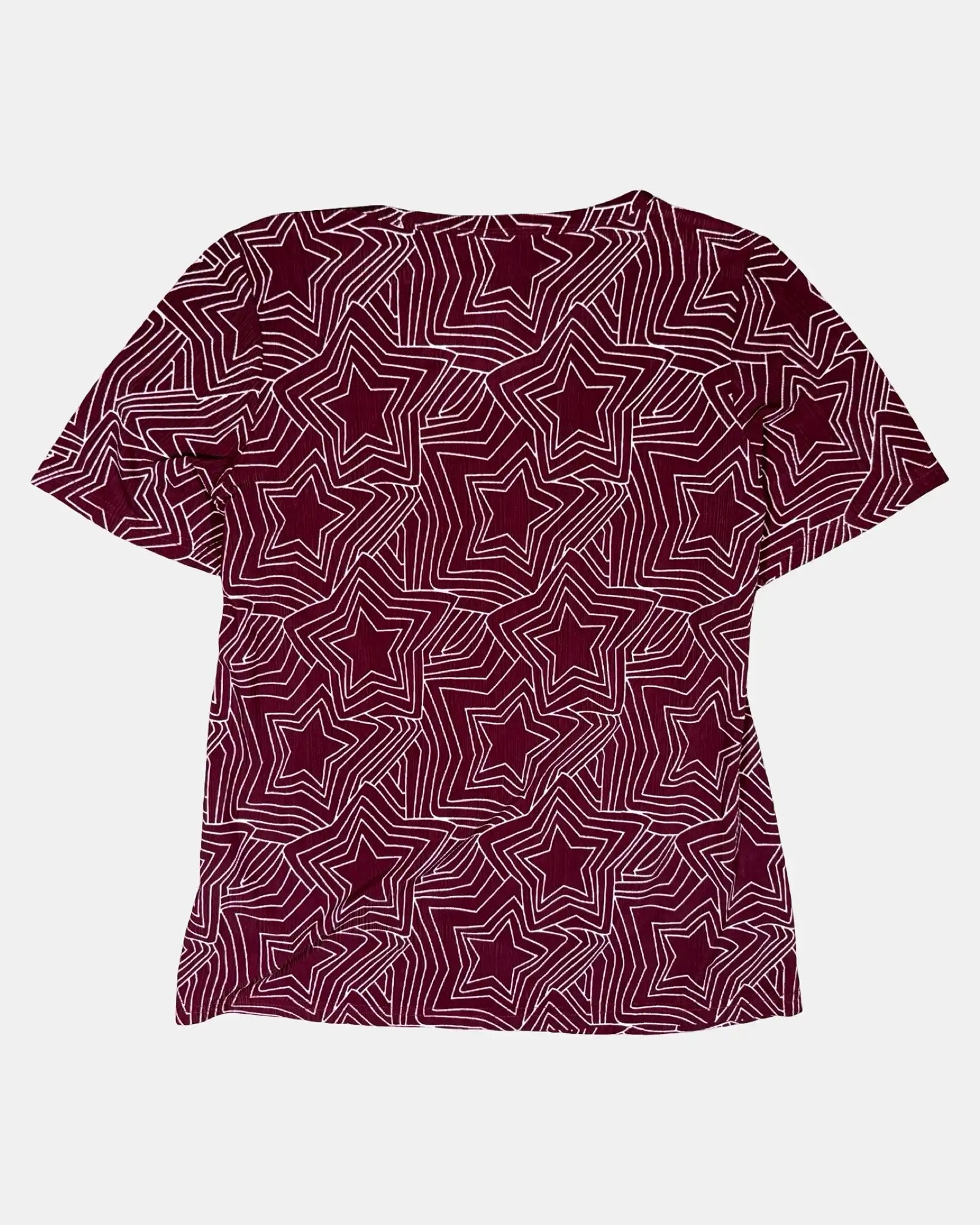 Burgandy Star Shirt