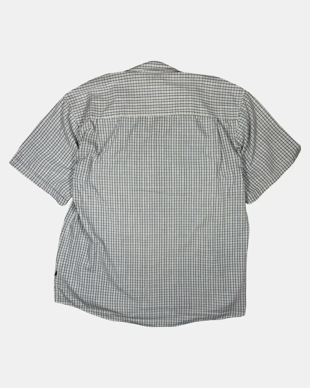 Blue & Yellow Button-Up Shirt