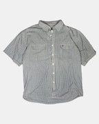 Blue & Yellow Button-Up Shirt