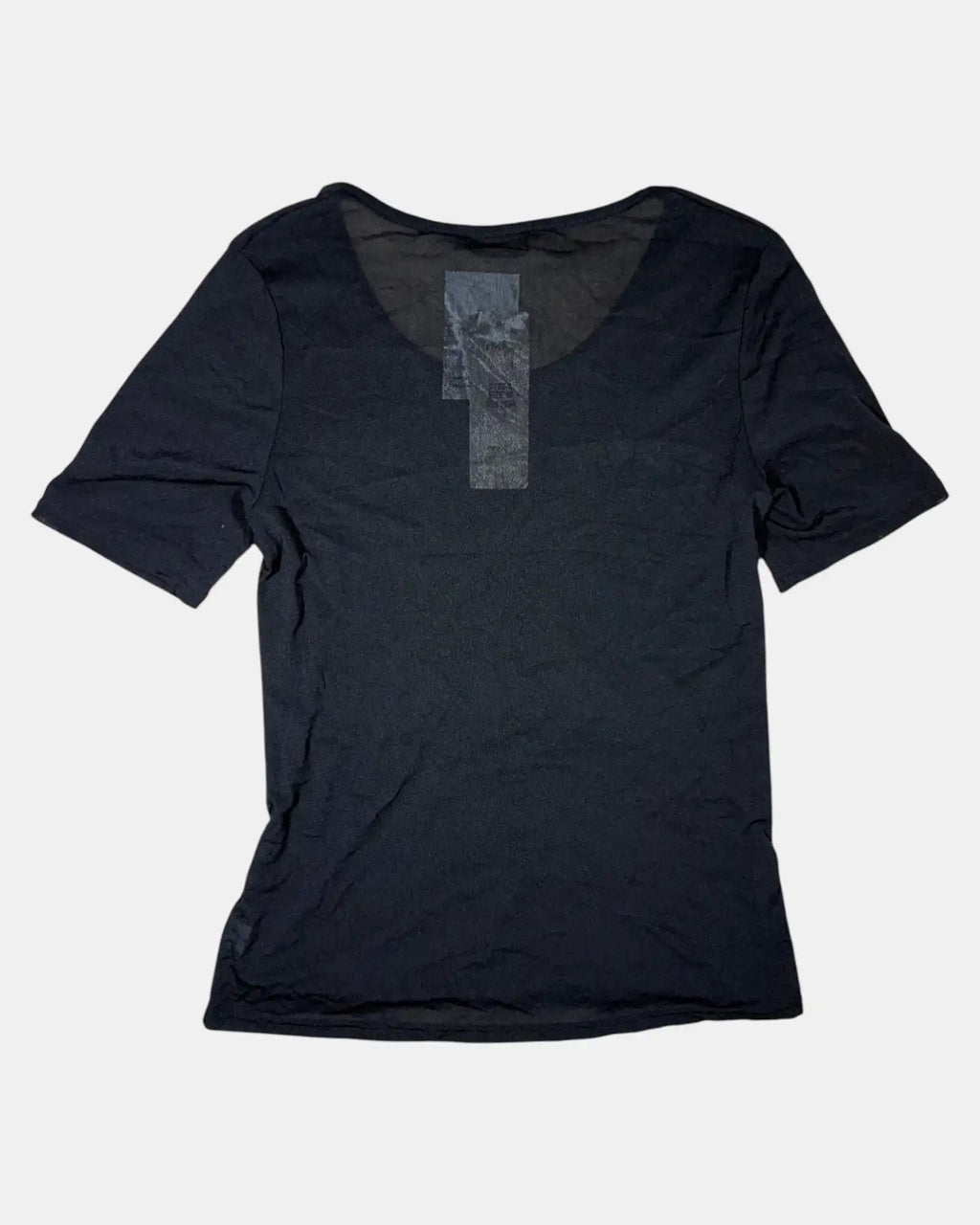 Deadstock Black Mesh Tshirt