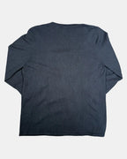 Black Long Sleeve Knit with Twist Neck