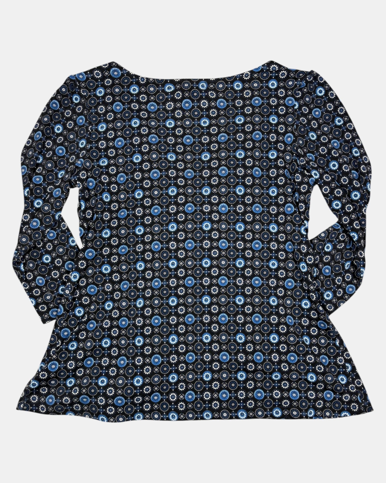 Blue & Black 90s Long Sleeve with Buckle | Size L