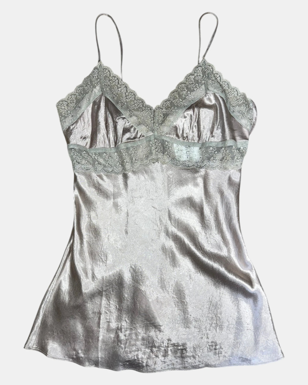 Light Blush Cami Top with Lace Detailing | Estimated Size M