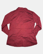 Red Striped Button Up Top | Size 10