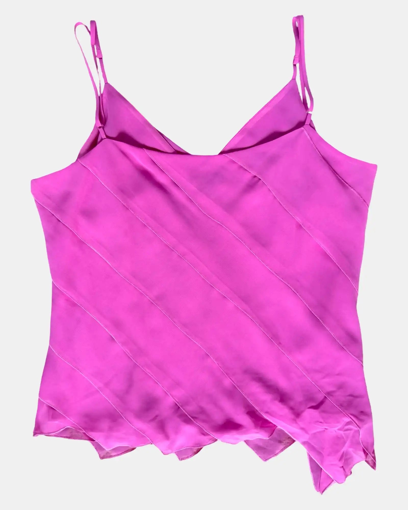 Pink Ruffled Layered Top