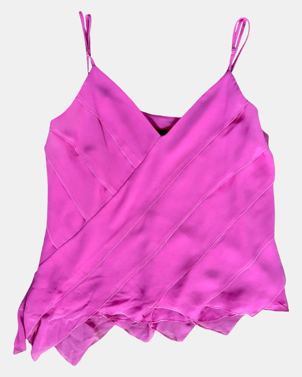 Pink Ruffled Layered Top