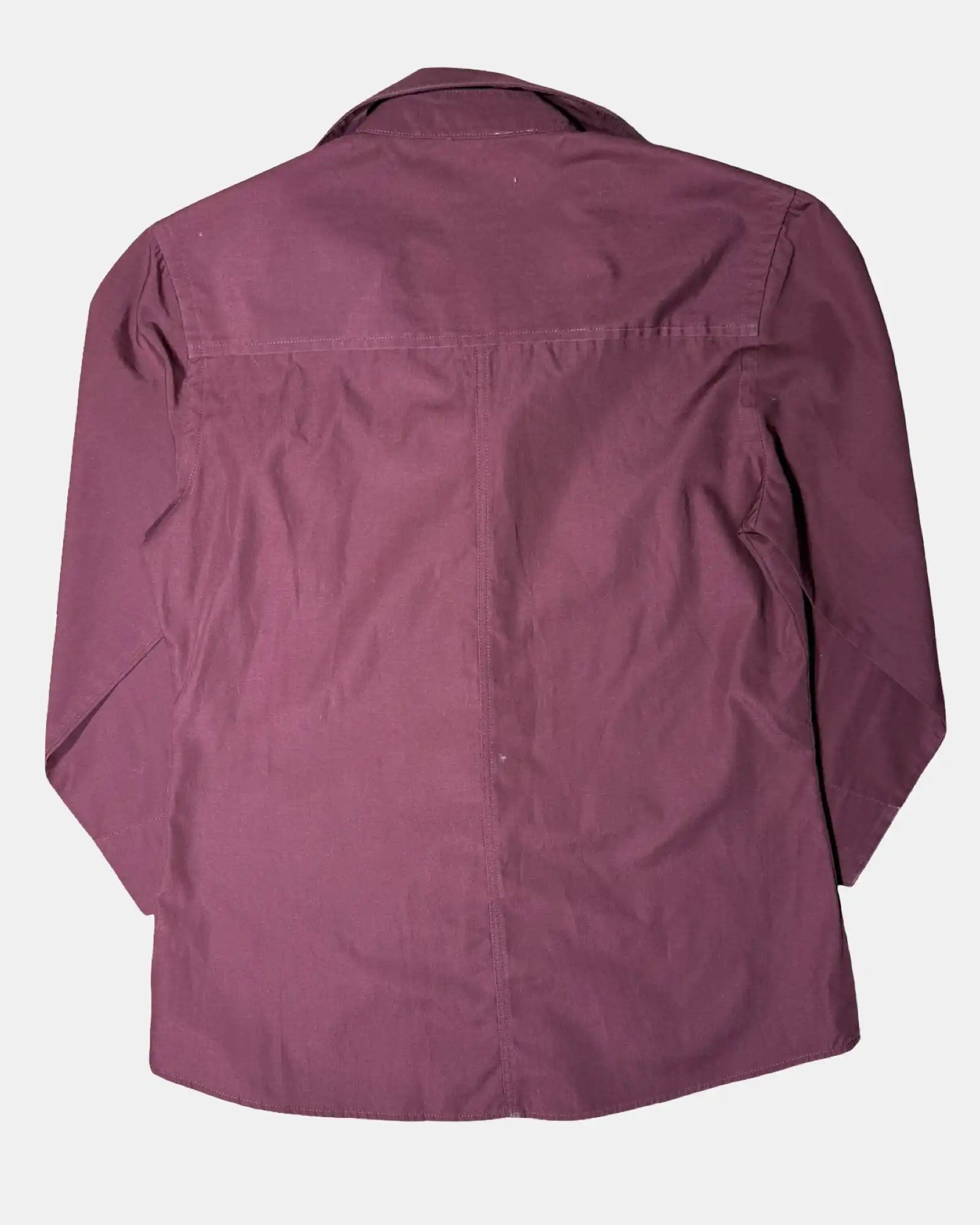Purple Button Up Fitted Shirt