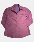 Purple Button Up Fitted Shirt