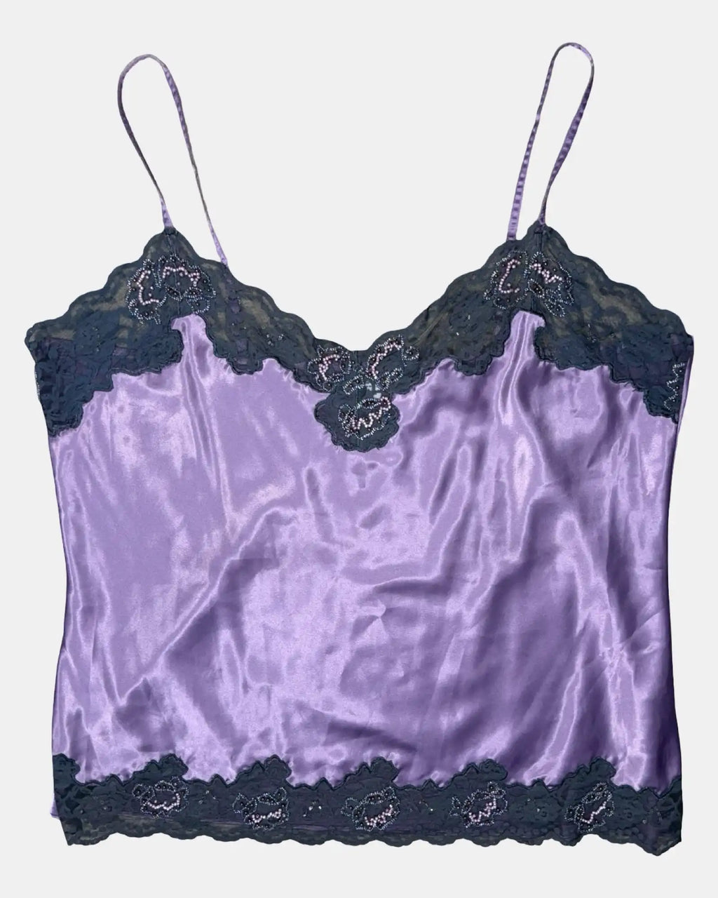 Purple Cami Top with Beading Details
