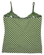 Green Polka Dot Cami Top