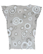 Light Brown Tie Die Top